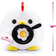 5 Surprise Snackles Super Size Plush - Rufus Chicken with Fried Egg