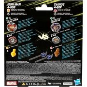 Beyblade X Marvel Collab: Iron Man 4-80B vs. Thanos 4-60B Dual Pack