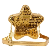 Loungefly Gold Star Sequin Figural Crossbody Bag