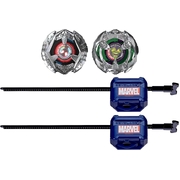 Beyblade X Marvel Collab: Miles Morales 1-60GN vs. Green Goblin 9-80HT