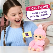 Little Live Pets My Baby Monkey Mini Interactive Toy - Luna Lemon