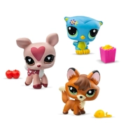 Littlest Pet Shop Trio In Tube (Series 3) Forest Pets 3 Pack Figures