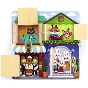 Viga Wooden Educational Toys Lock and Latch House