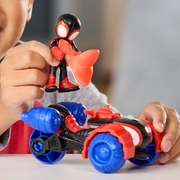 Spidey and His Amazing Friends Miles Spin Morales Vehicle Action Figure