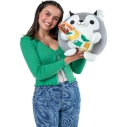 5 Surprise Snackles Super Size Plush - Nigel The Husky with Subway