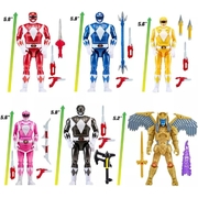 Mighty Morphin Power Rangers Re-Ignition Auto-Morphin 6pk Battle Set