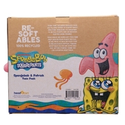 Resoftables SpongeBob SquarePants Spongebob & Patrick 10" Plush 2 Pack