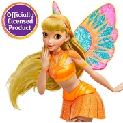 Winx Club Stella Fairy 10.5" Fashion Doll with Glitter Outfit and Removable Wings