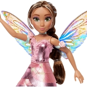 Winx Club Flora Fairy 10.5" Fashion Doll with Glitter Outfit and Removable Wings