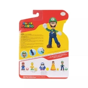 Super Mario 4" Figure Luigi With 1-Up Mushroom (Wave 38)