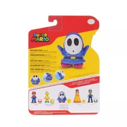 Super Mario 4" Figure Blue Shy Guy With Coin (Wave 38)