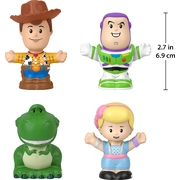 Fisher-Price Little People Disney Pixar Toy Story Figure 4-Pack
