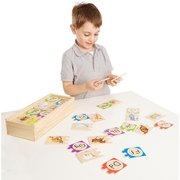 Melissa & Doug Self-Correcting Wooden Alphabet Letter Puzzles