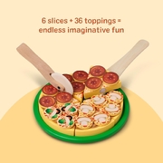 Melissa & Doug Wooden Pizza Party Playset
