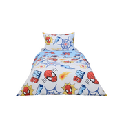 Marvel Spiderman Cotton Quilt Cover Set Single Bed