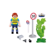 Playmobil Police officer with speed detector 11pc 72029