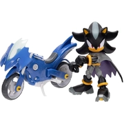 Sonic The Hedgehog X DC Shadow as Batman 5" Figure with Batcycle