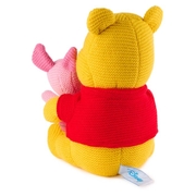 Disney Knit Plush Winnie The Pooh And Piglet