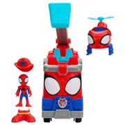 Marvel Spidey and his Amazing Friends Rescue-Webs Firetruck Action Figure and Vehicle