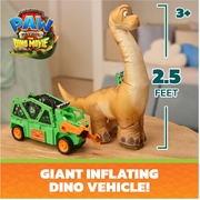 Paw Patrol The Dino Movie Megasaurus Inflating Dino Vehicle