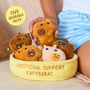 Emotional Support Capybaras Plush Set