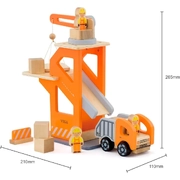 Viga Wooden Crane Lift with Dumper