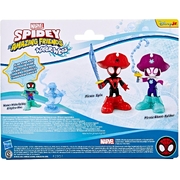Marvel Spidey and His Amazing Friends Water-Webs Pirate Ghost-Spider and Pirate Spin 2 Pack 3 Inch Figure