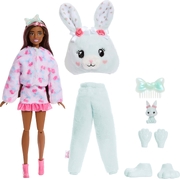 Barbie Cutie Reveal Doll & Accessories, Cuddly Series Bunny With 10 Surprises