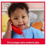Fisher-Price 80th Anniversary Red Chatter Pull Along Telephone Toy