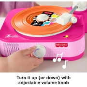 Fisher-Price Barbie Record Player Musical Toy Pretend Play