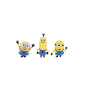 Illumination's Minions Mischief Collection Deluxe Action Figures 3 Pack