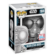 Funko Pop Star Wars Rogue One Death Star Droid Chrome NYCC 2017 #188 Vinyl Figure