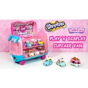 Cutie Cars Shopkins Play 'n' Display Cupcake Van Playset