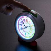 Ertt Easy Read Time Teacher Alarm Clock Past & To - Rainbow