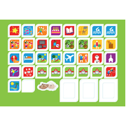Monkey & Chops Weekly Activity Planner Hang it on the Wall