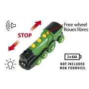 Brio World Big Green Action Locomotive Train 1pc 33593