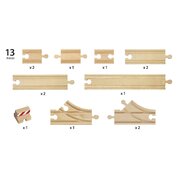 Brio World Starter Train Track Pack 13pc