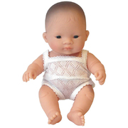 Miniland Educational Baby Doll Asian Boy 21cm