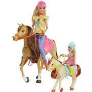Barbie Hugs 'N' Horses Doll Playset with Chelsea 