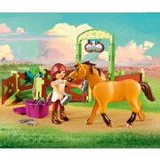 Playmobil Spirit Riding Free Lucky & Spirit with Horse Stall 57pc