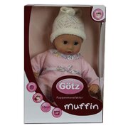 G?tz Muffin Pink Floral Baby Doll 33cm