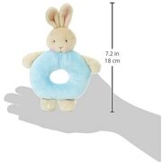 Bunnies By The Bay Bunny Ring Rattle [Colour: White]