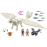 Playmobil How to Train your Dragon Light Fury with Kids 16pc 70038 
