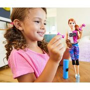 Barbie You Can Be Anything Fitness Doll, Red-Haired, with Puppy
