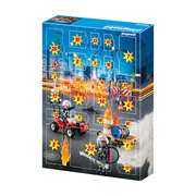 Playmobil Advent Calendar Construction Site Fire Rescue 76pc 9486