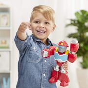 Playskool Heroes Mega Mighties Transformers Rescue Bots Academy Heatwave The Fire Bot