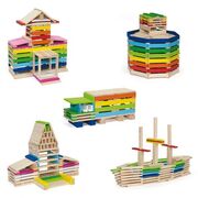 Viga Wooden Toys Architecture Blocks 250pc 