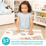 Melissa & Doug Self-Correcting Wooden Alphabet Puzzles