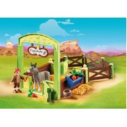 Playmobil Spirit Riding Free Snips & Se?or Carrots with Horse Stall 51pc 70120