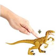 Jurassic World Camp Cretaceous Savage Strike Velociraptor Brown Figure